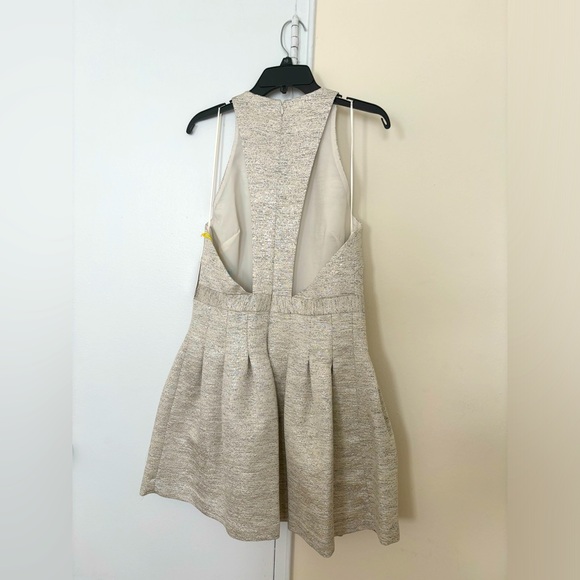 CeCe By Cynthia Steffe Racerback Pleated Skirt Mini Party Dress - Picture 2 of 12